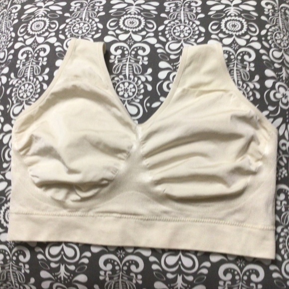 Shapermint Truekind® Everyday Throw-on Wireless Bralette Sz 2X Chai - Picture 6 of 8